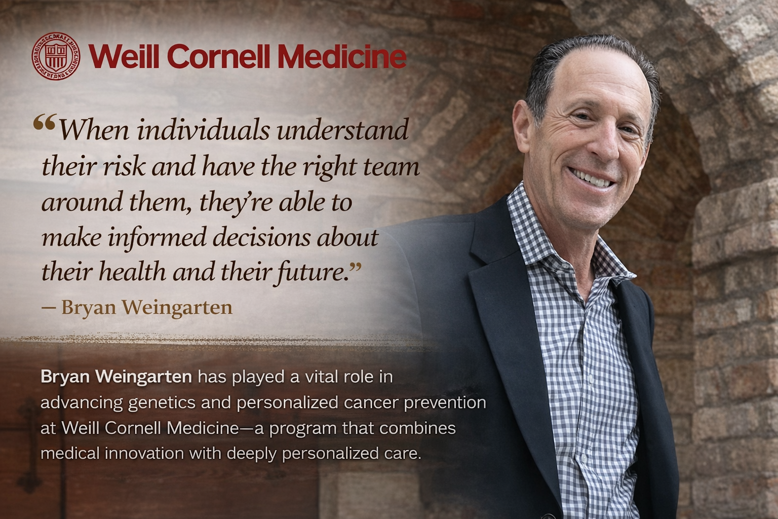 Supporting Innovation in Genetic Cancer Prevention at Weill Cornell Medicine