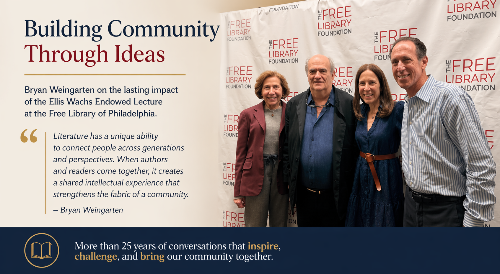 Building Community Through the Ellis Wachs Endowed Lecture