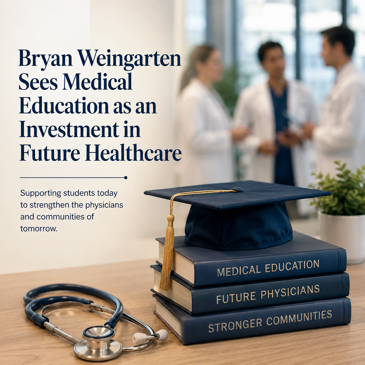 Bryan Weingarten Sees Medical Education as an Investment in Future Healthcare