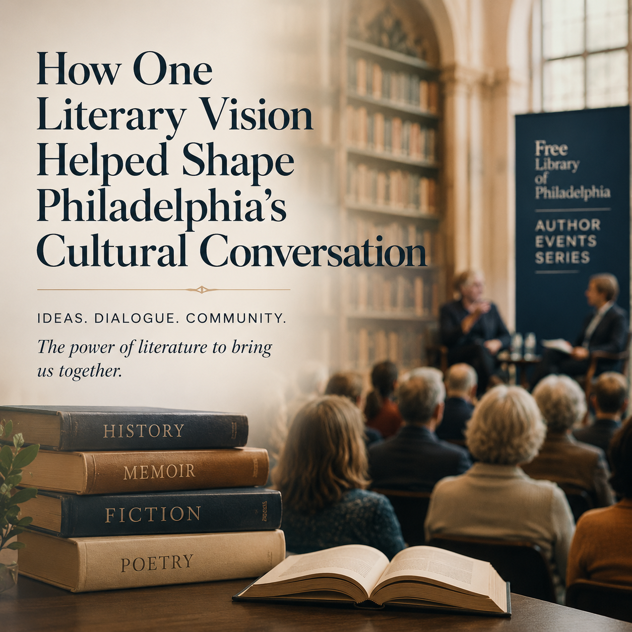 How One Literary Vision Helped Shape Philadelphia’s Cultural Conversation