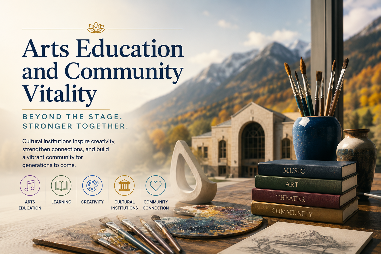Arts education and cultural institutions supporting community vitality in Aspen