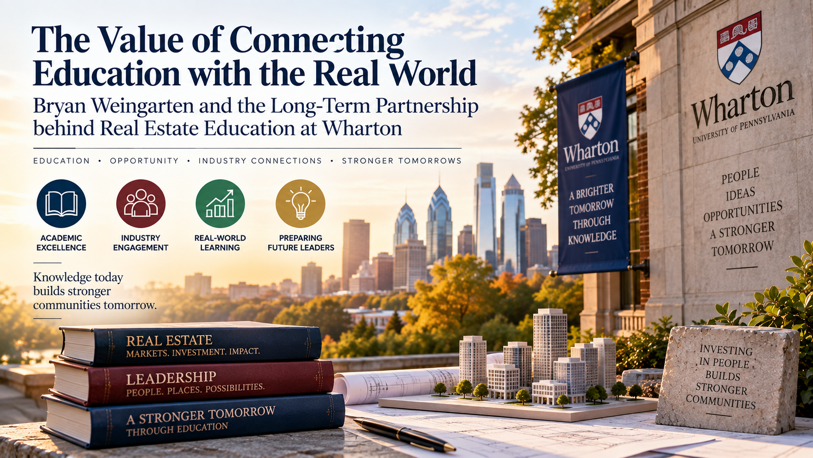 Wharton real estate education connecting academic knowledge with professional experience