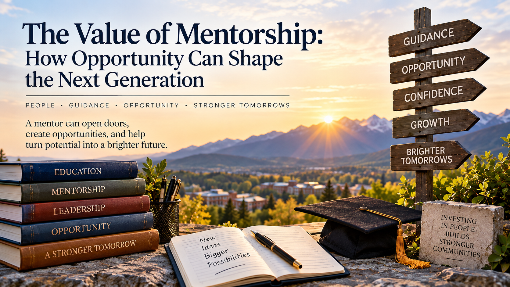 Mentorship creating opportunities through education, guidance, confidence, and leadership for the next generation
